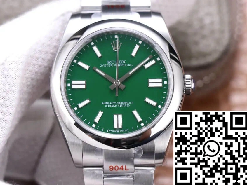 Green Factory Rolex 41MM Oyster EW M124300-0005 Dial Perpetual 0311